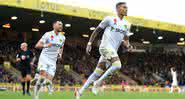 Raphinha brilhou no duelo entre Norwich e Leeds United na Premier League - GettyImages
