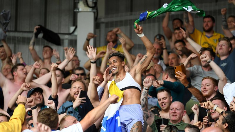 Raphinha faz história pelo Leeds e evita rebaixamento na Premier League - GettyImages