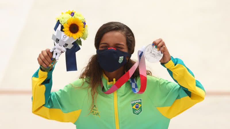 Prata em Tóquio, Rayssa Leal conquista prêmio de valores olímpicos - GettyImages