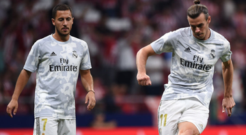 Bale e Hazard são os dois medalhões do Real Madrid e Ancelotti está com dificuldades com eles - GettyImages