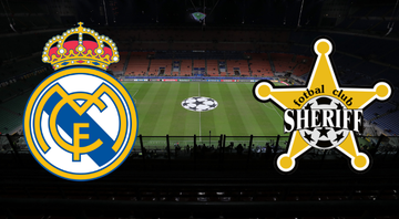 Real Madrid e Sheriff entram em campo pela Champions League - GettyImages/Divulgação