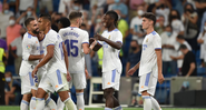 Jogadores do Real Madrid comemorando o gol diante do Celta na La Liga - GettyImages
