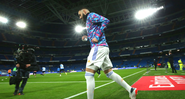 Jogador do Real Madrid entrando em campo pela Champions League - GettyImages