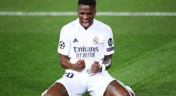 Pensando na final da Champions League, Vinicius Jr quer marcar contra o Chelsea e ajudar o Real Madrid - GettyImages