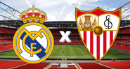 Real Madrid e Sevilla se enfrentam pela 15ª rodada da La Liga - Getty Images/ Divulgação
