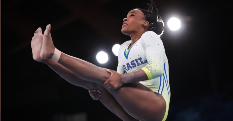 Rebeca Andrade se torna a grande esperança de medalha para o Brasil na ginástica - Reprodução: Gaspar Nóbrega / COB