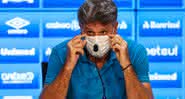 Renato gaúcho, treinador do Grêmio durante entrevista coletiva - GettyImages