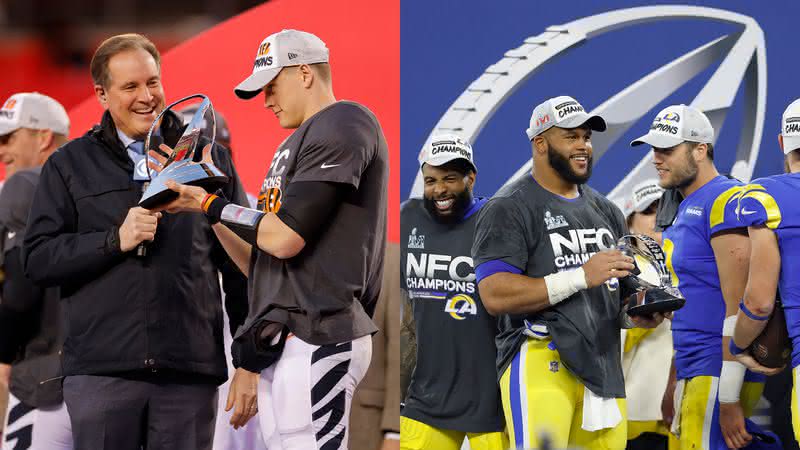 Bengals e Rams se enfrentarão no Super Bowl - Getty Images