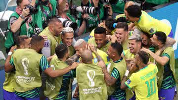 Pelé, Zagallo e Richarlison: relembre quem marcou o 1º gol do Brasil em Copas - GettyImages