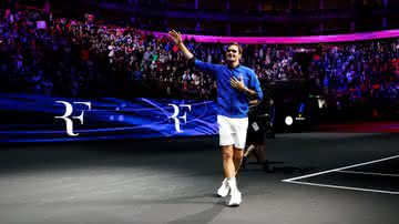 Roger Federer é um dos maiores nomes da história do mundo do tênis e se despediu na Laver Cup - GettyImages
