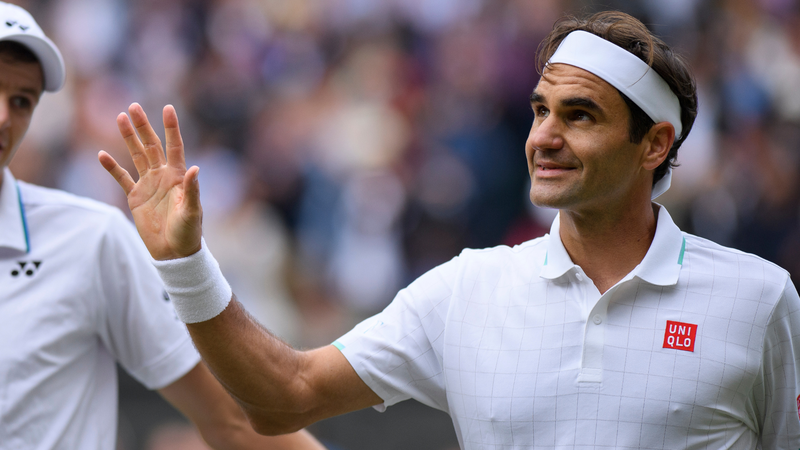 Roger Federer. em Wimbledon - Getty Images