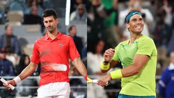 Djokovic e Nadal (E/D) - Getty Images