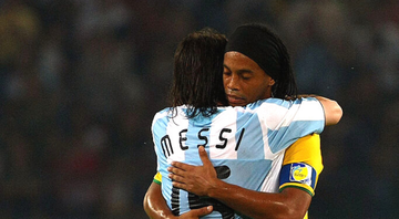 Ronaldinho Gaúcho diz ter ficado feliz por Messi ter ganho a Copa América em cima do Brasil - GettyImages