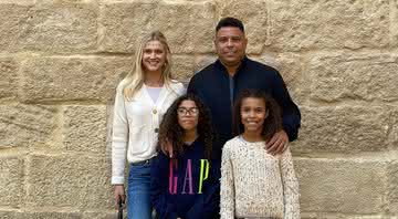 Ronaldo está curtindo com as filhas e a namorada a cidade de Madri - Instagram