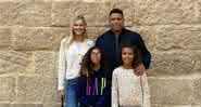 Ronaldo está curtindo com as filhas e a namorada a cidade de Madri - Instagram
