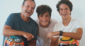 Rubinho, Fernando e Eduardo Barrichello - Reprodução / Instagram