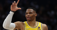 Russell Westbrook, armador do Lakers - Getty Images