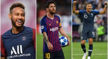 Mbappé, Messi e Neymar despontam no PSG como o melhor trio de ataque - GettyImages