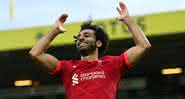Salah, jogador do Liverpool que conquistou uma carta especial no FIFA 22 - GettyImages