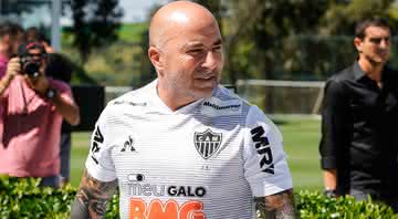 Após vitória sobre o Flamengo, Sampaoli teria pedido mais cinco reforços à diretoria do Atlético-MG - Bruno Cantini / Agência Galo / Atlético