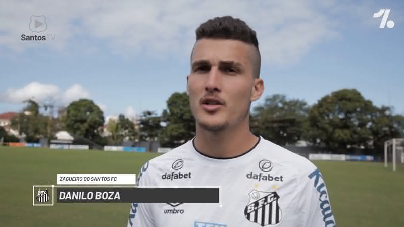 Santos anuncia contratação do zagueiro Danilo Boza - Reprodução/ OneFootball