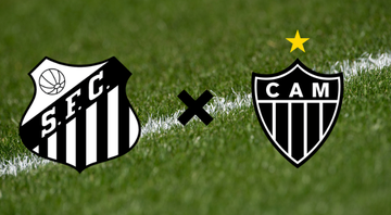 Santos e Atlético-MG duelam na Vila Belmiro - GettyImages / Divulgação