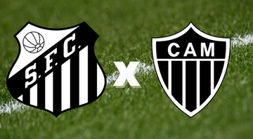Santos e Atlético-MG duelam no Campeonato Brasileiro - GettyImages / Divulgação
