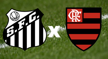 Santos e Flamengo se enfrentam pela 18ª rodada do Campeonato Brasileiro - Getty Images/ Divulgação