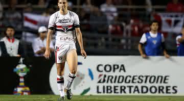 Calleri comemorando gol pela Libertadores - Getty Images