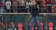 Rogério Ceni fez um alerta para o São Paulo, mas saiu extremamente satisfeito com a torcida do Tricolor - Paulo Pinto/SPFC
