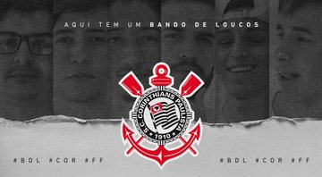 Corinthians anunciou o seu time de Free Fire - Divulgação Corinthians