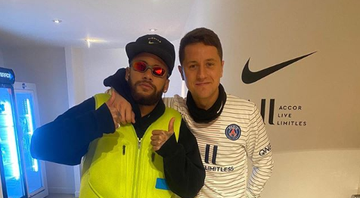 Neymar marcou no jogo de ida e no de volta nas oitavas de final da Champions League - Instagram @anderherrera