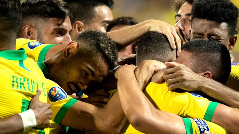 Seleção Brasileira Olímpica ganha show de Kawe - Lucas Figueiredo/CBF/Fotos Públicas