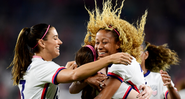Seleção dos Estados Unidos enfrentando o Paraguai, em setembro de 2021 - Getty Images