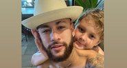Davi Lucca nasceu em 2011, fruto da relação de Neymar com a ex-namorada Carolina Dantas - Instagram @neymarjr