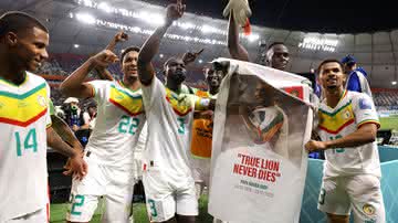 Jogadores Senegal fazem homenagem para ídolo nacional - Getty Images