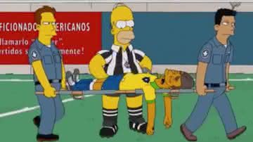 "Os Simpsons" já previu lesão de Neymar em Copa do Mundo - Reprodução / Os Simpsons