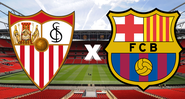 Sevilla e Barcelona entram em campo pela La Liga - GettyImages/Divulgação