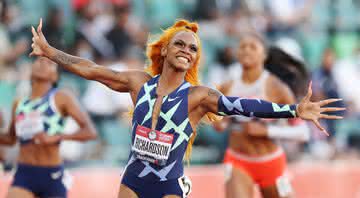 Sha’Carri Richardson é suspensa por uso de maconha e não vai disputar os 100m rasos nas Olimpíadas - GettyImages
