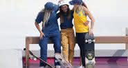 Nas Olimpíadas, Pâmela Rosa, Letícia Bufoni e Rayssa Leal representaram o Brasil no Skate - GettyImages