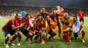 Seleção espanhola campeã de 2012 - Getty Images
