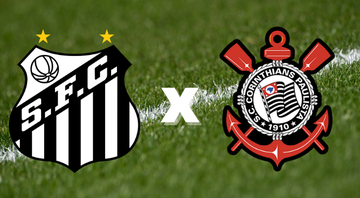 Santos e Corinthians entram em campo pelo Brasileirão - GettyImages/Divulgação