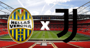 Hellas Verona e Juventus entram em campo pelo Campeonato Italiano - Reprodução/Instagram