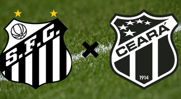 Santos e Ceará se enfrentam neste domingo, 27 - Divulgação/GettyImages