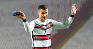 Cristiano Ronaldo revoltado com a não marcação de gol pelas Eliminatórias - GettyImages