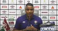 Roger Machado sendo apresentado como novo treinador do Fluminense - Transmissão FLU TV