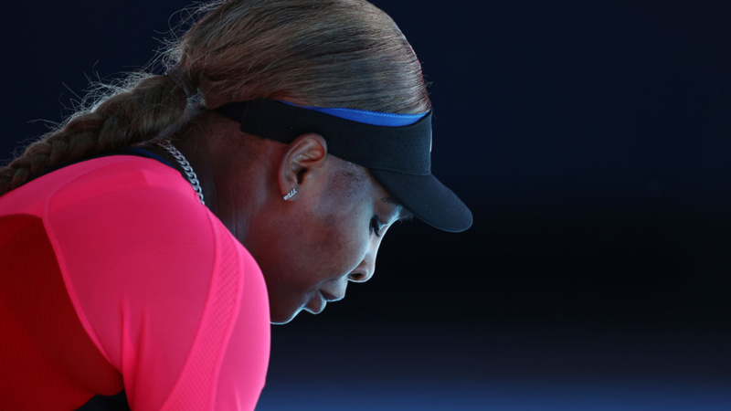 Serena Williams durante a semifinal do Australian Open - GettyImages