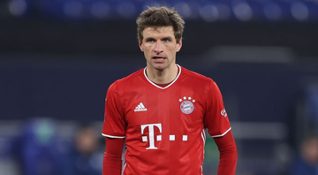 Thomas Muller em campo pelo Bayern de Munique - GettyImages