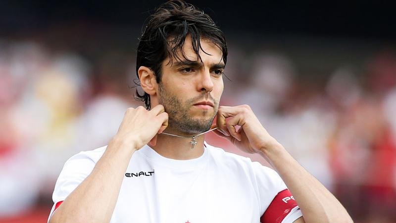Kaká na época em que era jogador do São Paulo - GettyImages