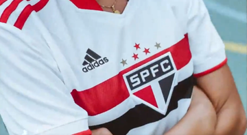 Detalhe da nova camisa do São Paulo - Reprodução/Twitter